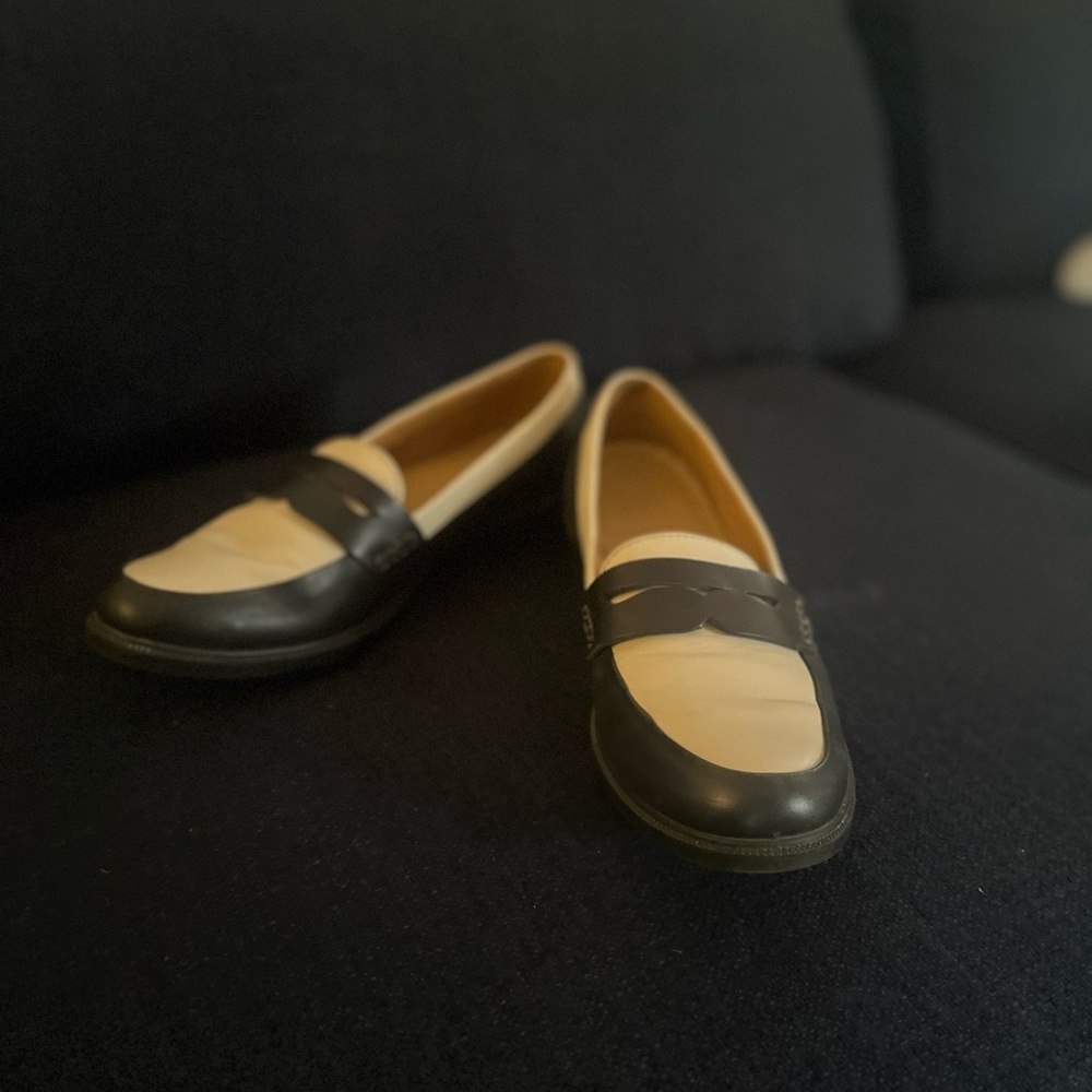 Hotter Dorset Penny Loafer Navy Cream